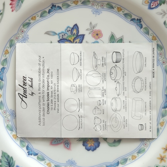 Andrea by Sadek Cake Pate with Server - Picture 6 of 6